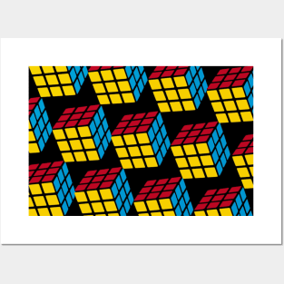 Vintage Rubiks Cube Posters and Art